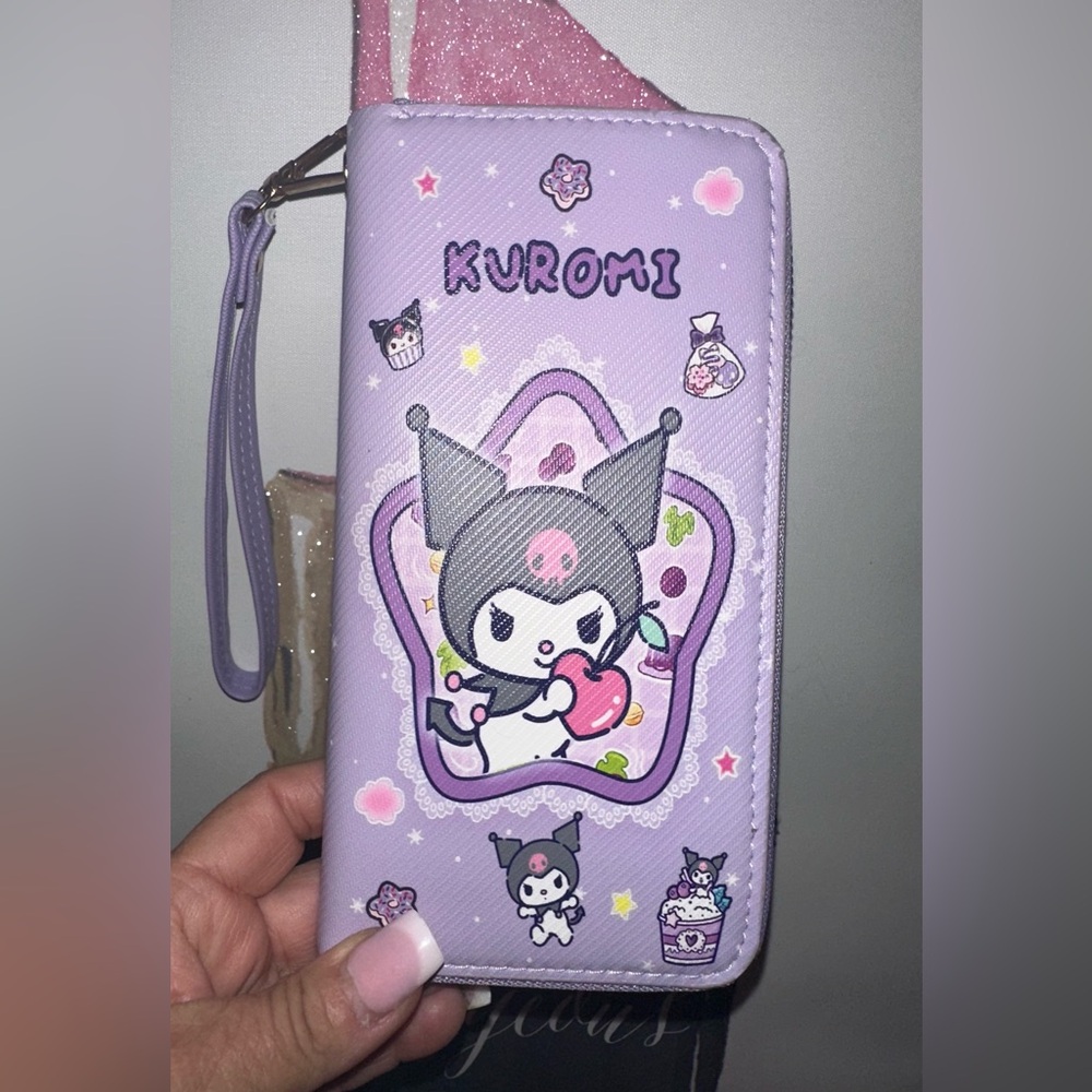 Kuromi 💜 NWOT! Purple Zip Around Wallet